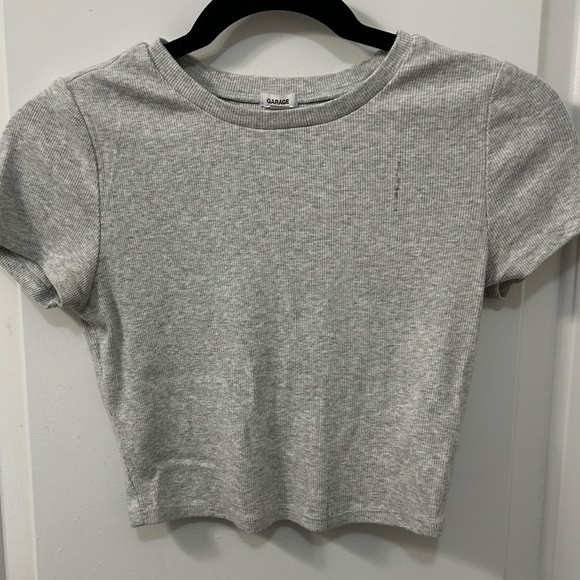 Grey Ribbed Bay Tee - Picture 4 of 5
